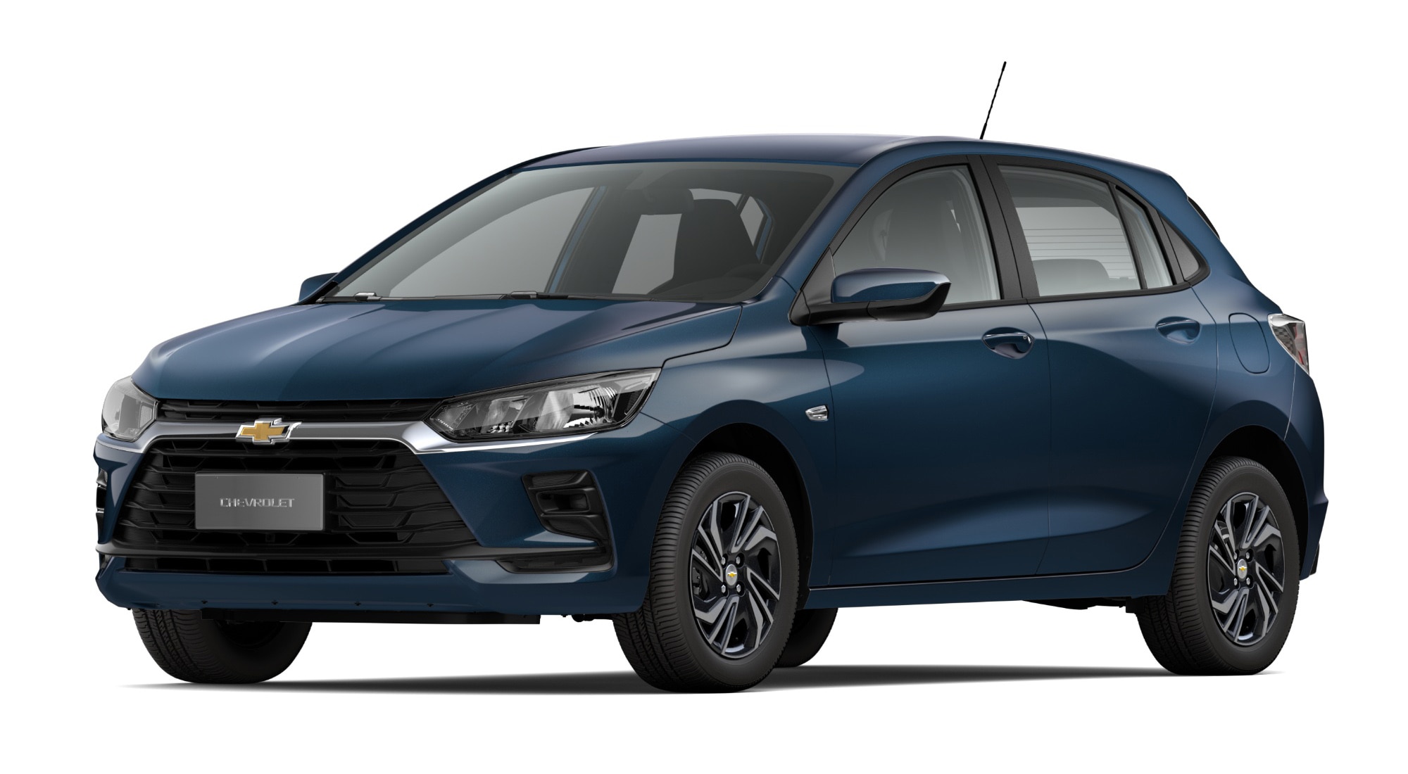 Carro Onix 2027 - Modelo 1.0 MT na cor Azul Boreal